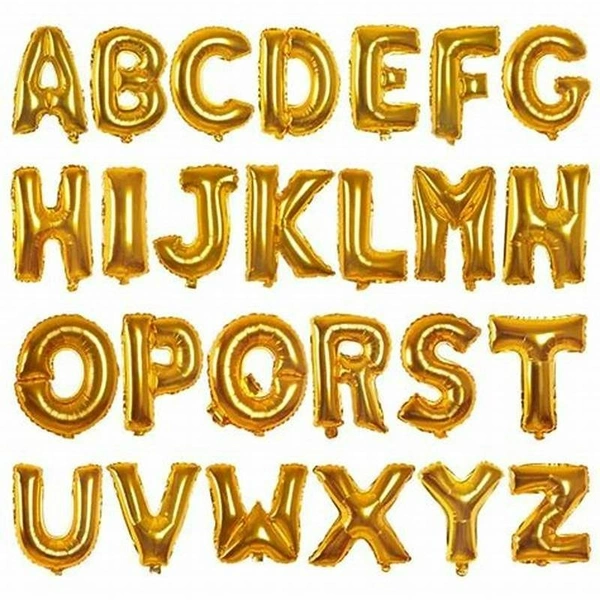 Numerical Foil Balloons