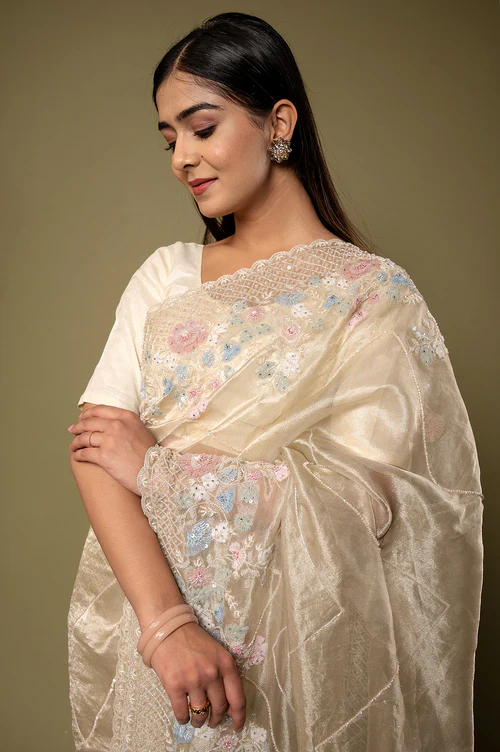 Tissue Saree