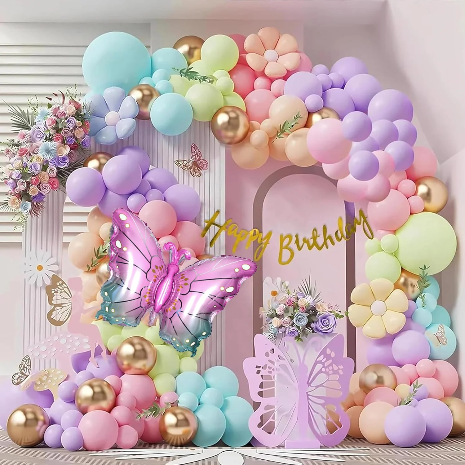foil balloon decoration